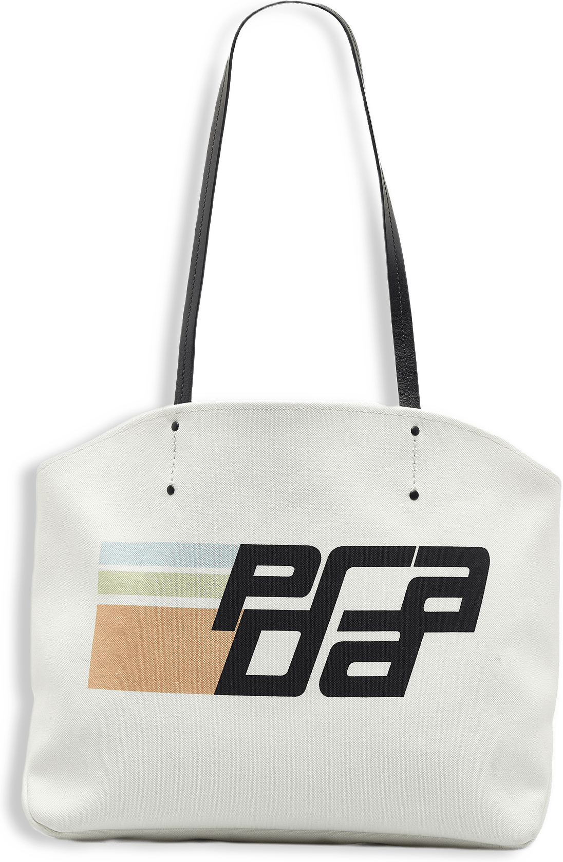 Prada Canapa Racing Logo Shopping Tote