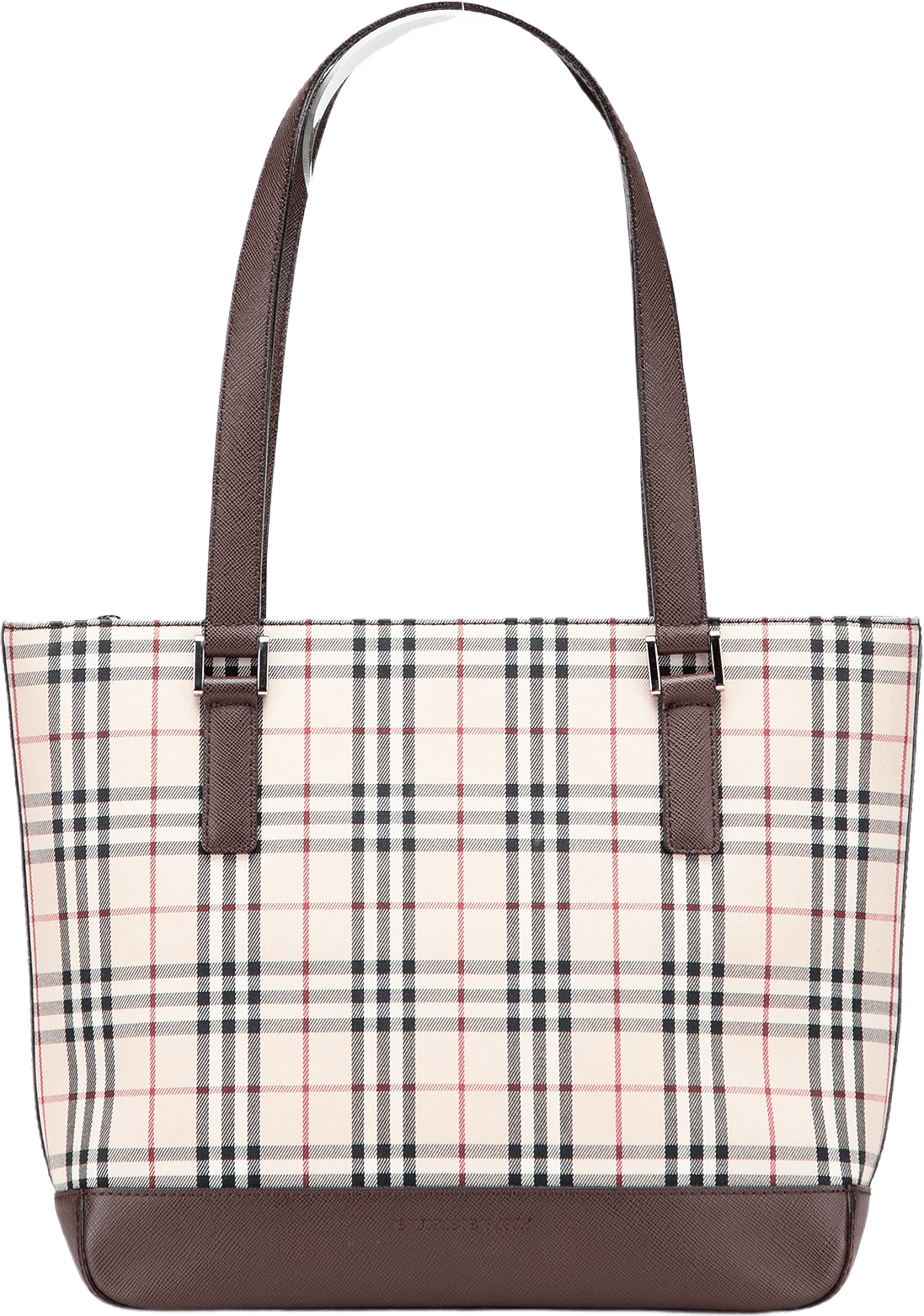 Burberry House Check Canvas Tote, från Luxclusif, i färgen beige.