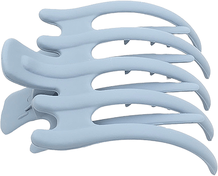 Hårkam I Matt Finish 9,5x6,5cm, från Complement, i färgen blue.