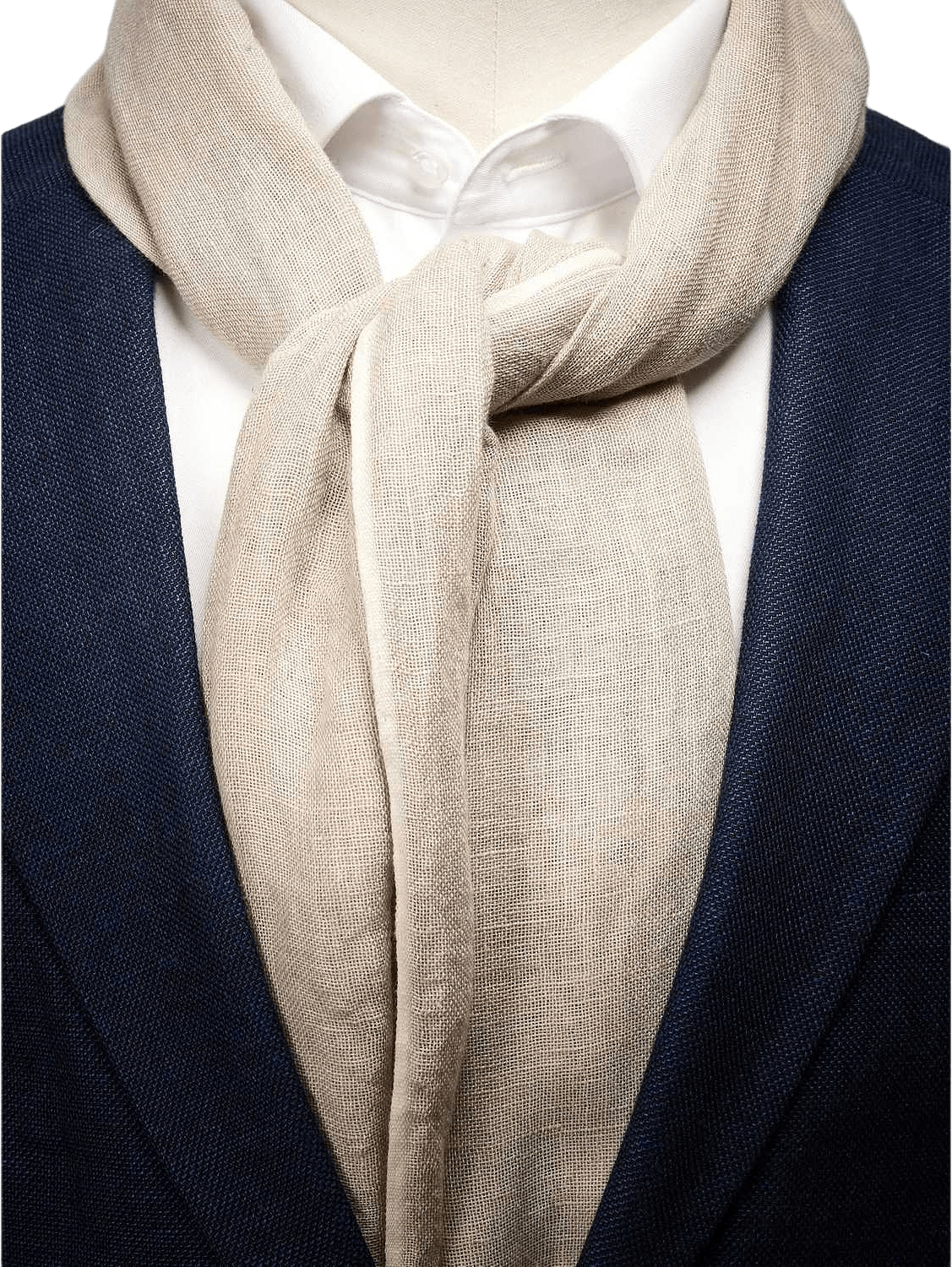 Linen Cotton Solid Scarf