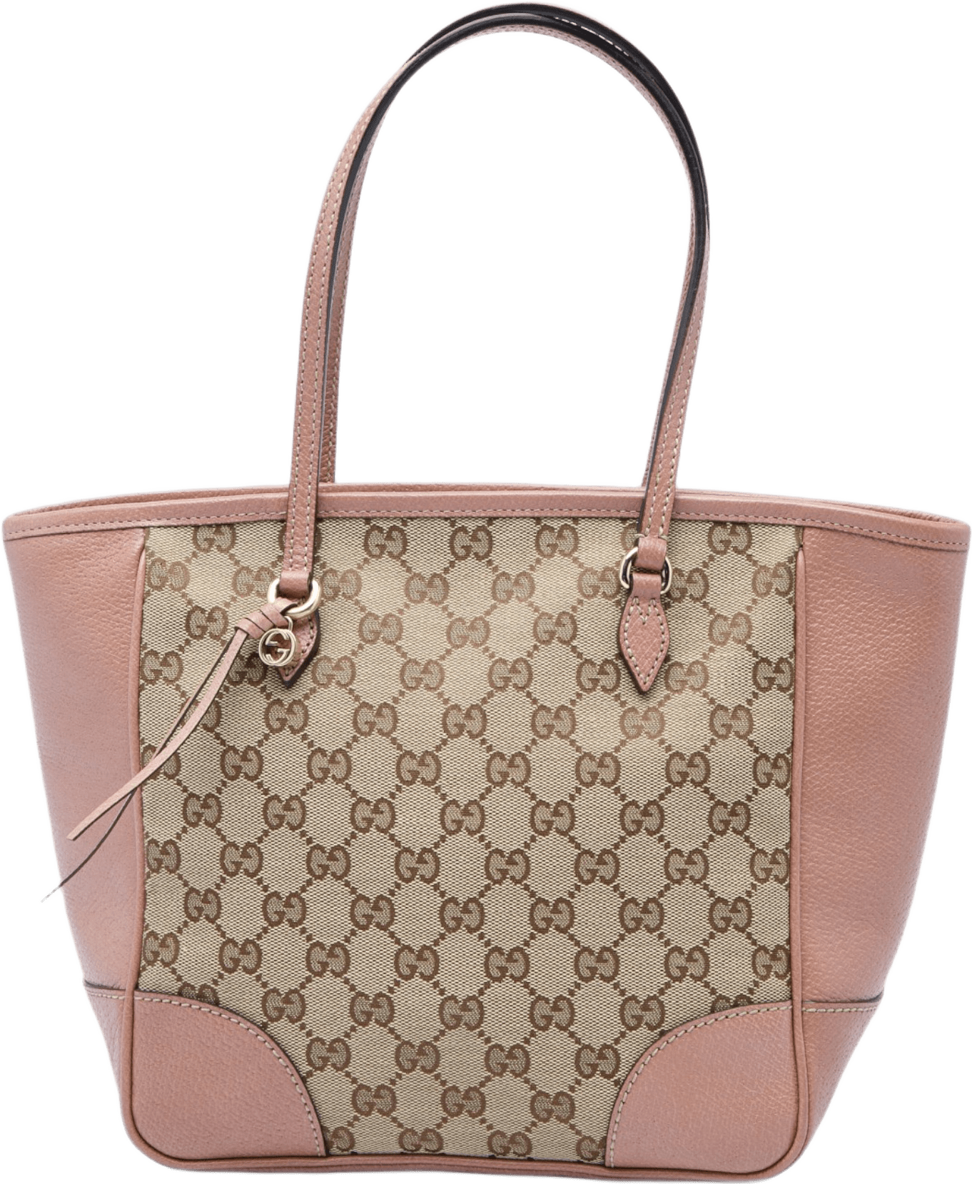 Gucci Gg Canvas Bree Tote, från Luxclusif, i färgen rosa.