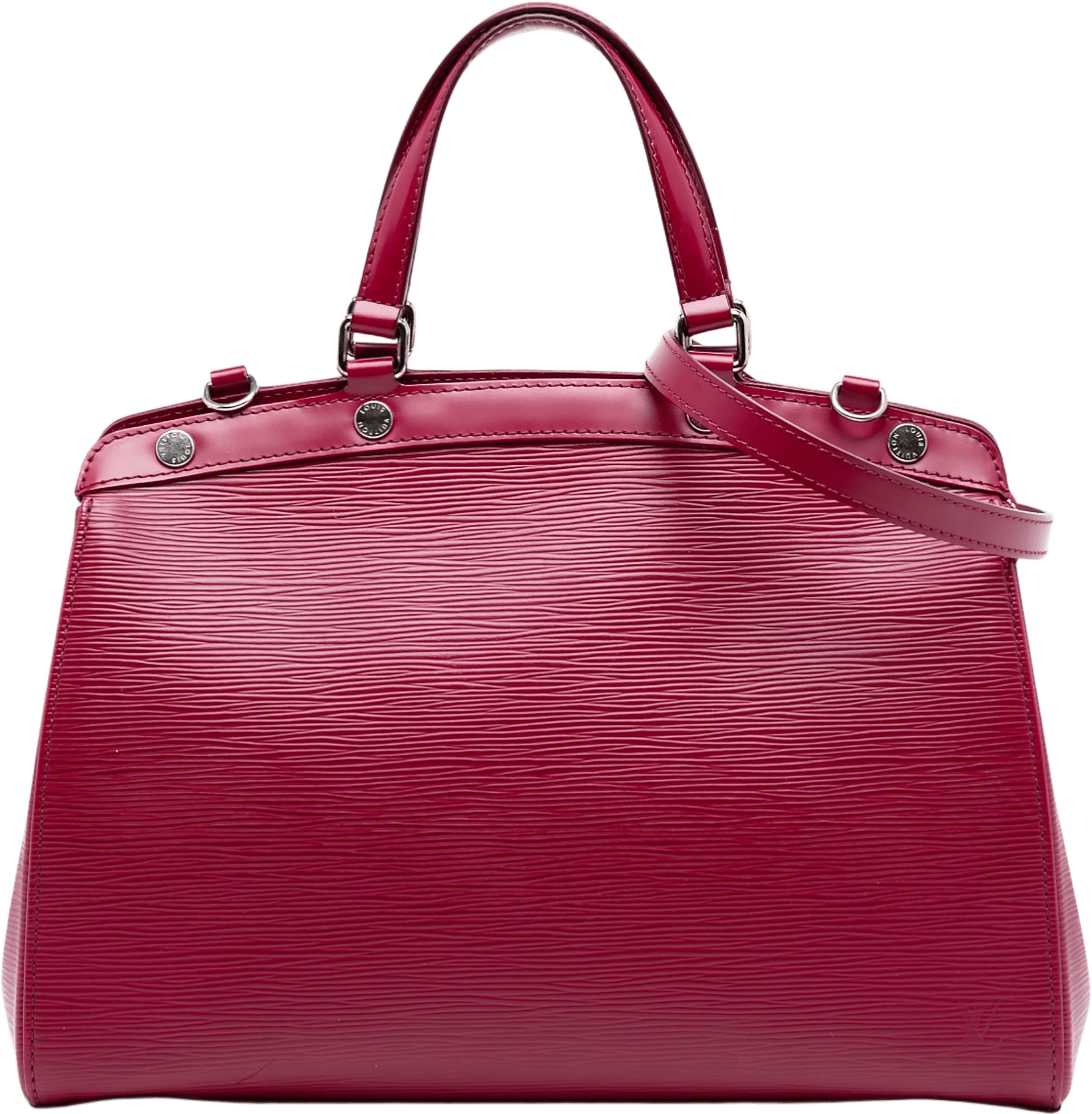 Louis Vuitton Epi Brea Mm, från Luxclusif, i färgen dark pink.
