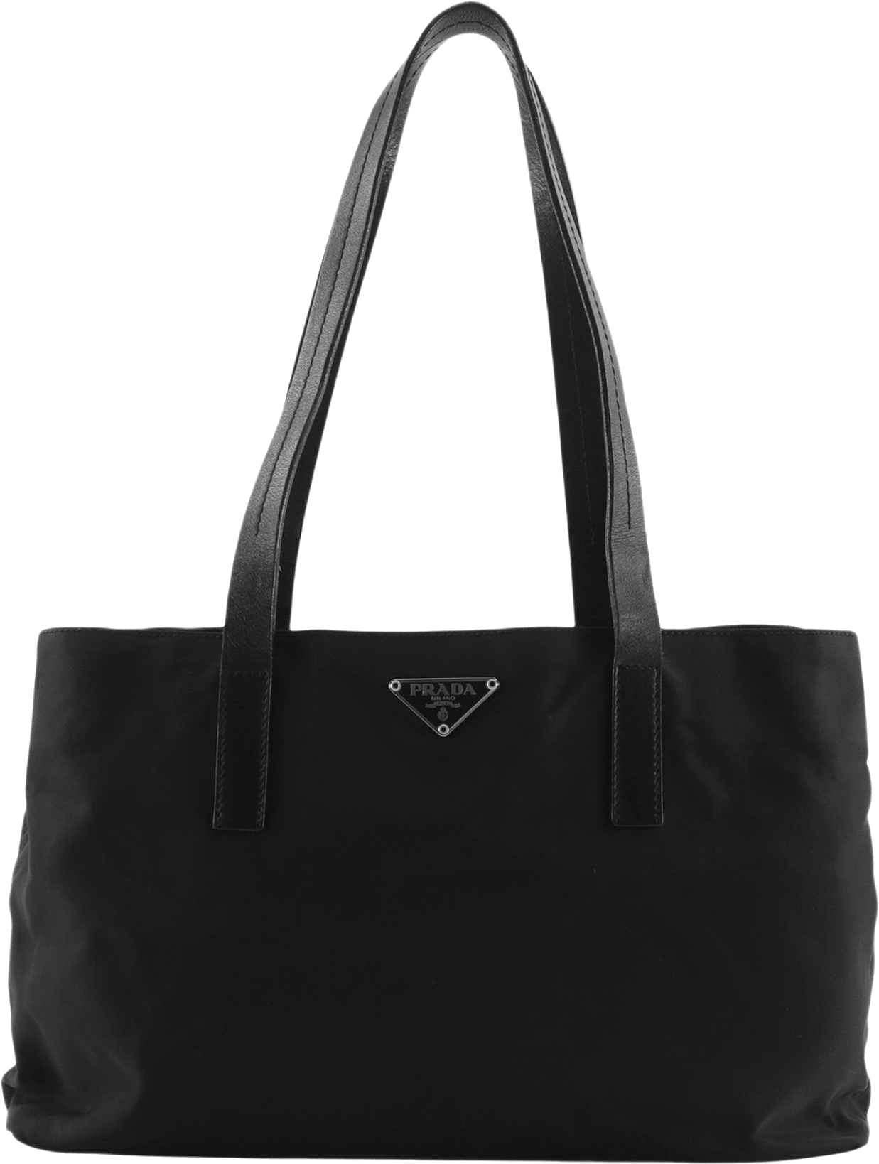 Prada Tessuto Tote, från Luxclusif, i färgen svart.