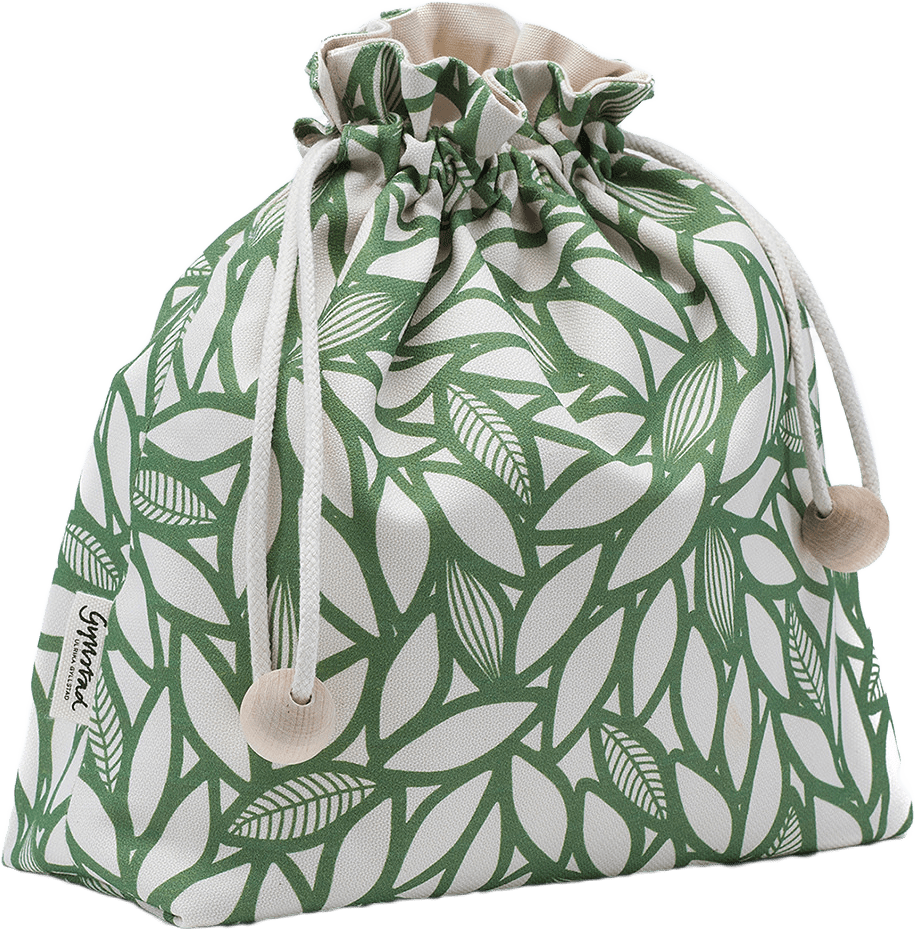 Necessär Dragsko Bladverk, från Gyllstad, i färgen grön.