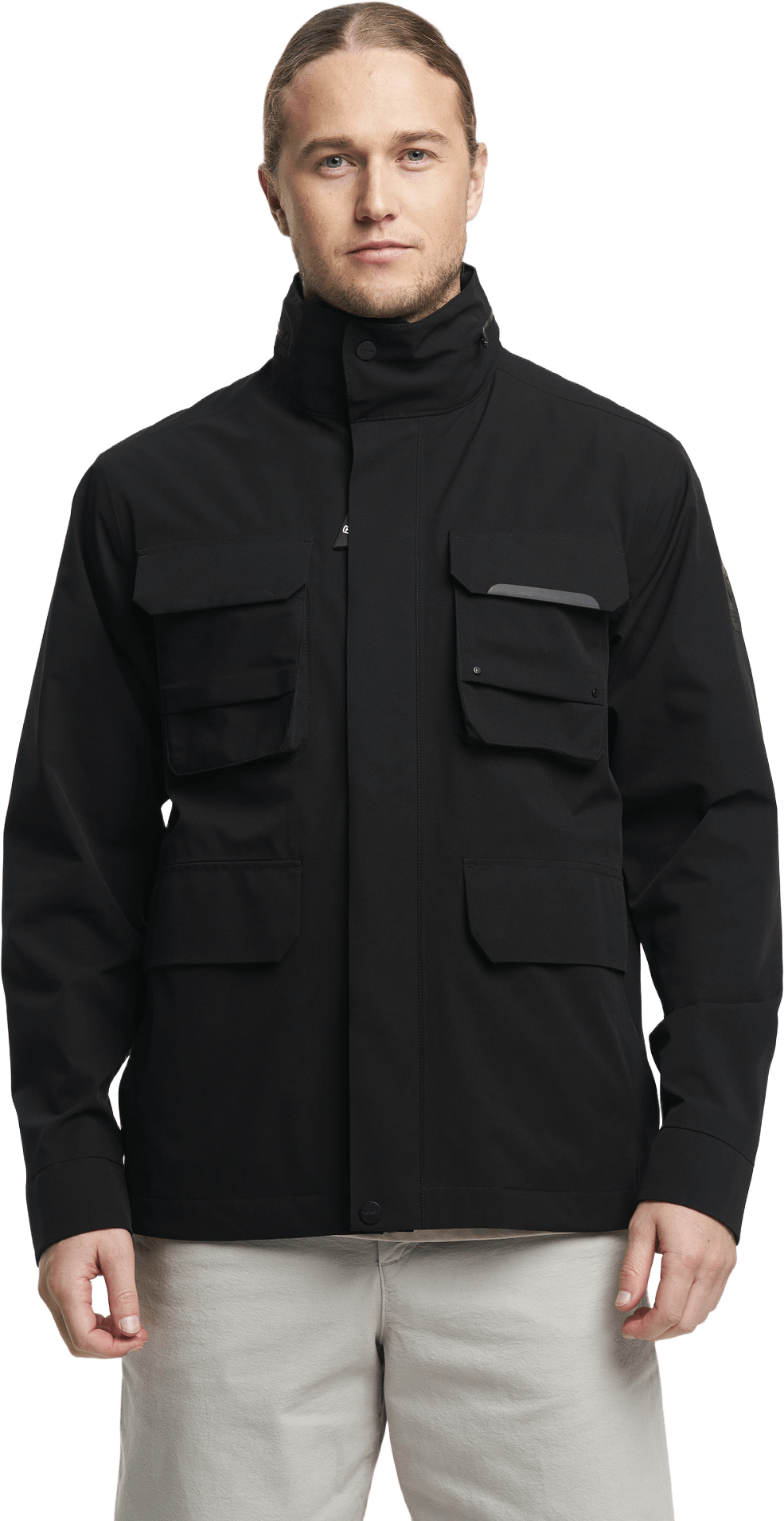 Reporter Jacket Men, från Tenson, i färgen svart.