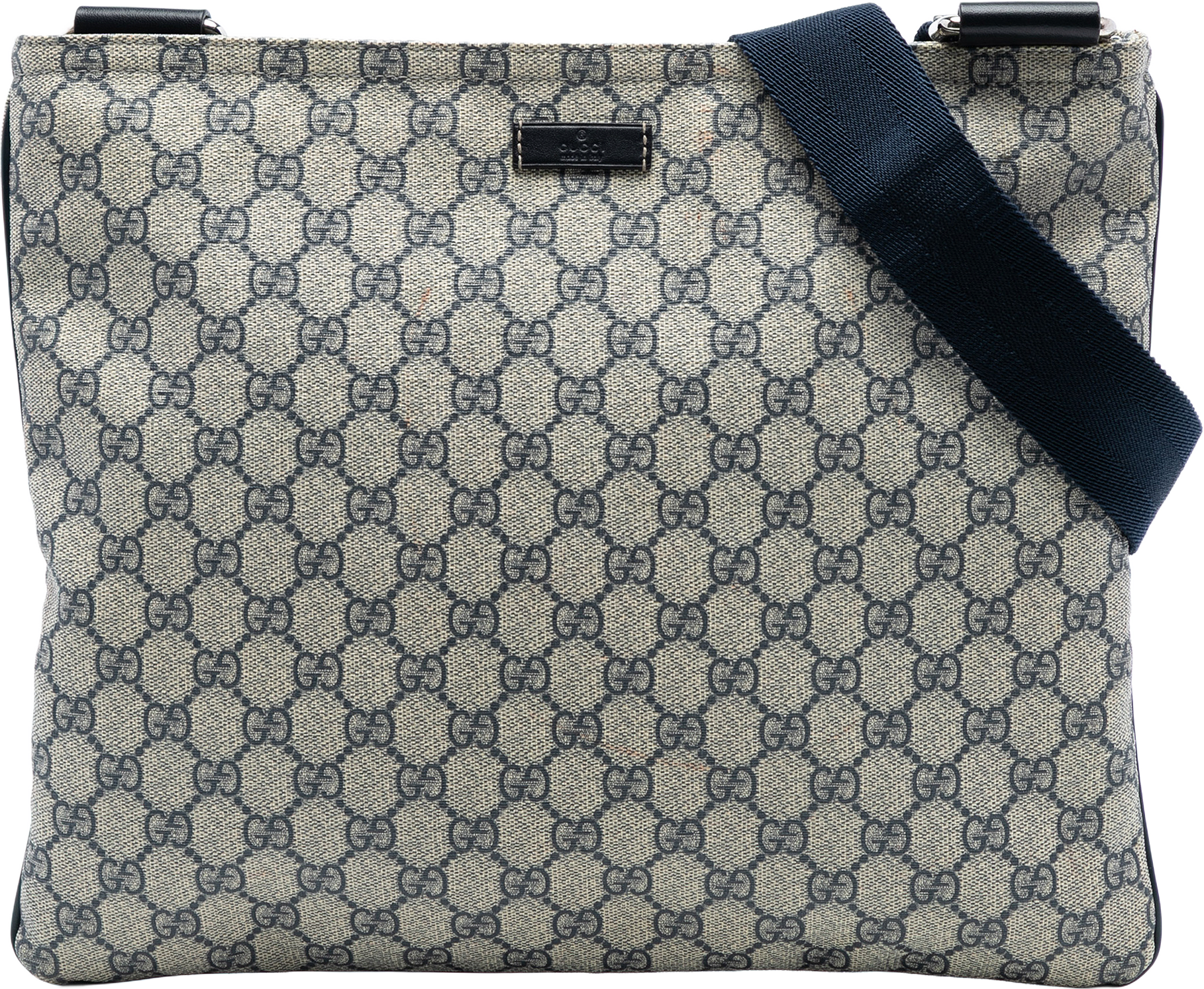 Gucci Gg Supreme Crossbody, från Luxclusif, i färgen beige.