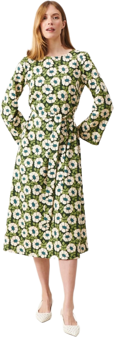 Lenita Dress, från Jumperfabriken, i färgen green.