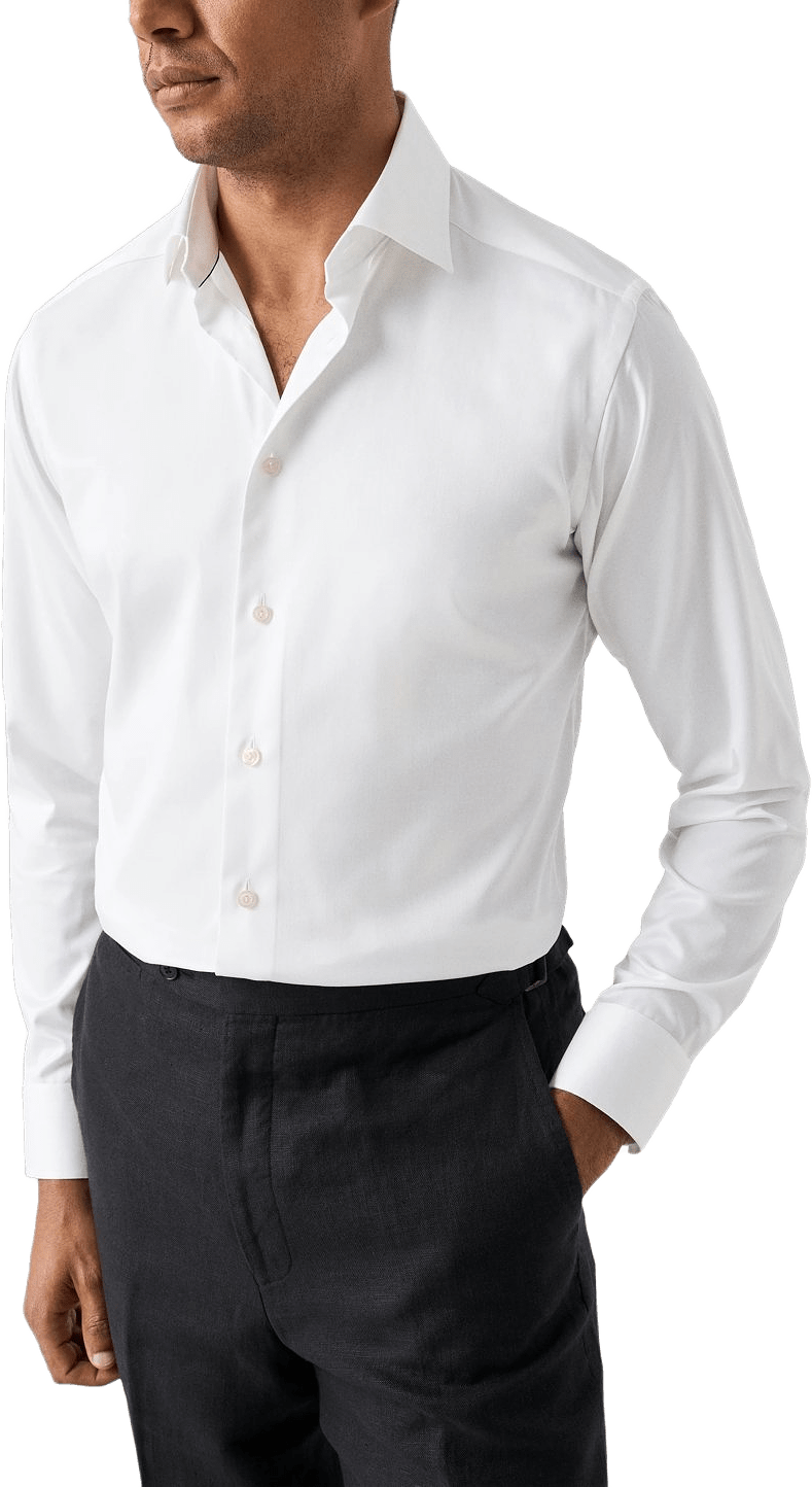 Bomull Tencel™ Lyocell-skjorta Slim Fit