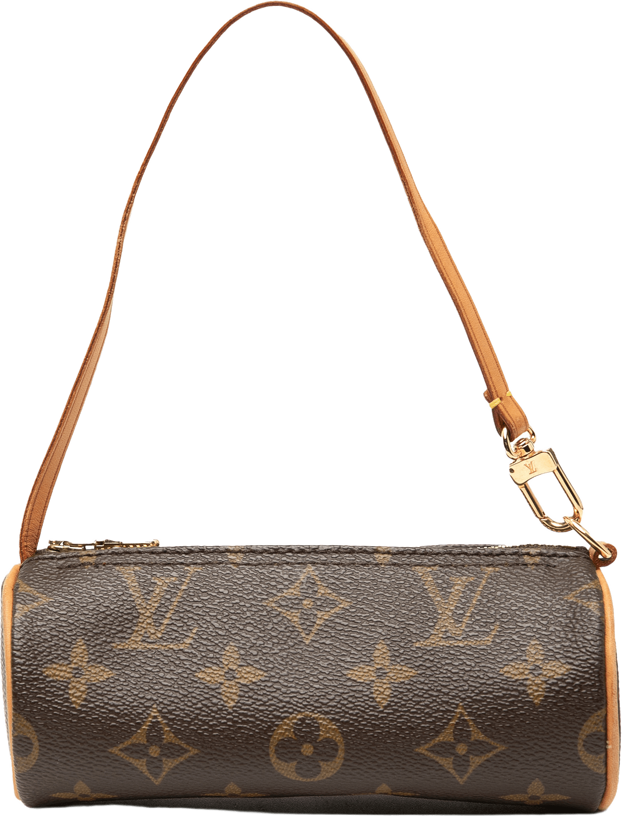 Louis Vuitton Monogram Papillon Pochette, från Luxclusif, i färgen brown.