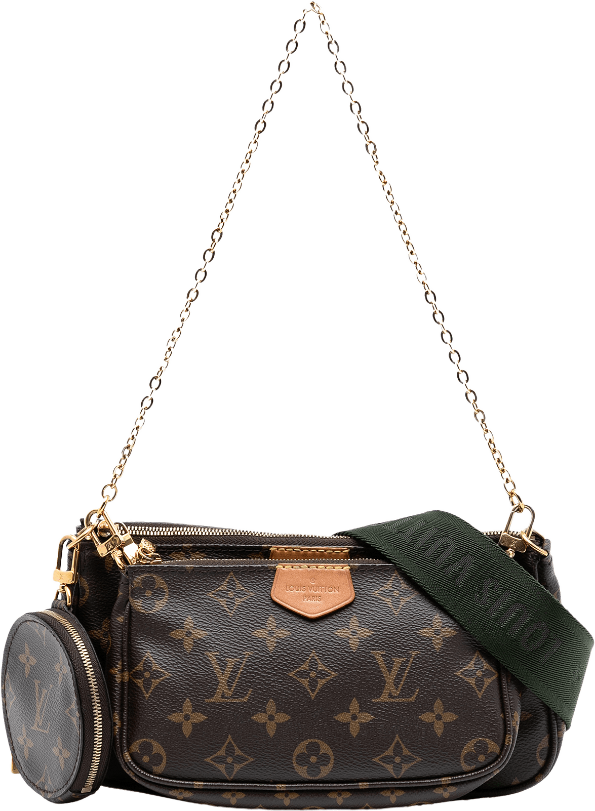 Louis Vuitton Monogram Multi Pochette Accessoires, från Luxclusif, i färgen brown.