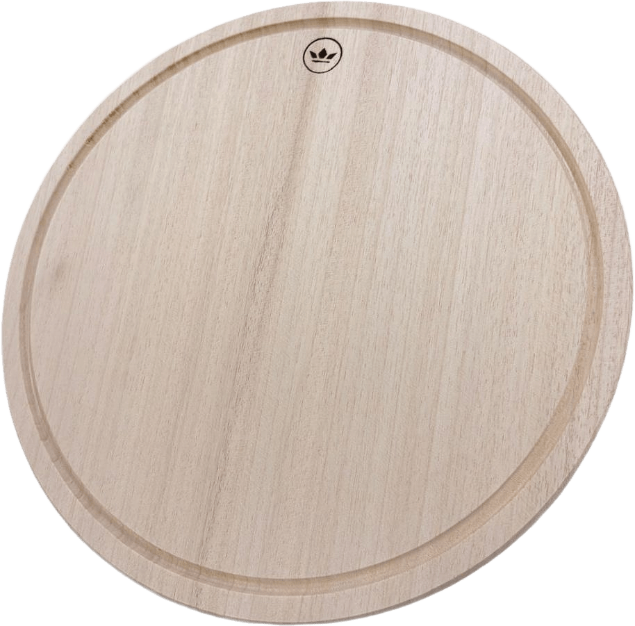 Dutchdeluxes Träskär- Och Serveringsbräda – Rund – Horeca-godkänd, från Dutchdeluxes, i färgen brown.