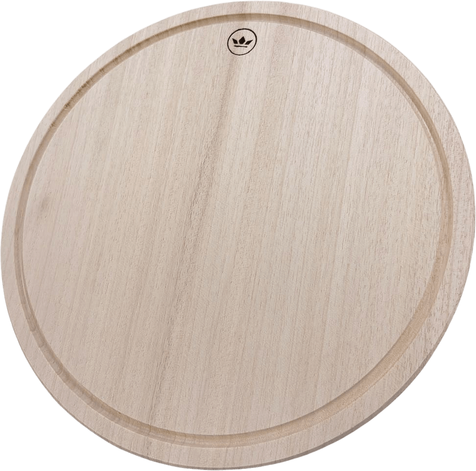 Dutchdeluxes Träskär- Och Serveringsbräda – Rund – Horeca-godkänd, från Dutchdeluxes, i färgen brown.