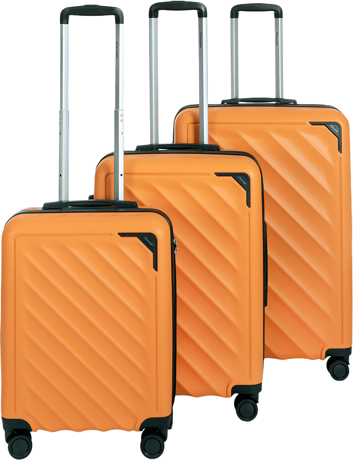 Resväskor 3-set Ystad, från Cavalet, i färgen orange.