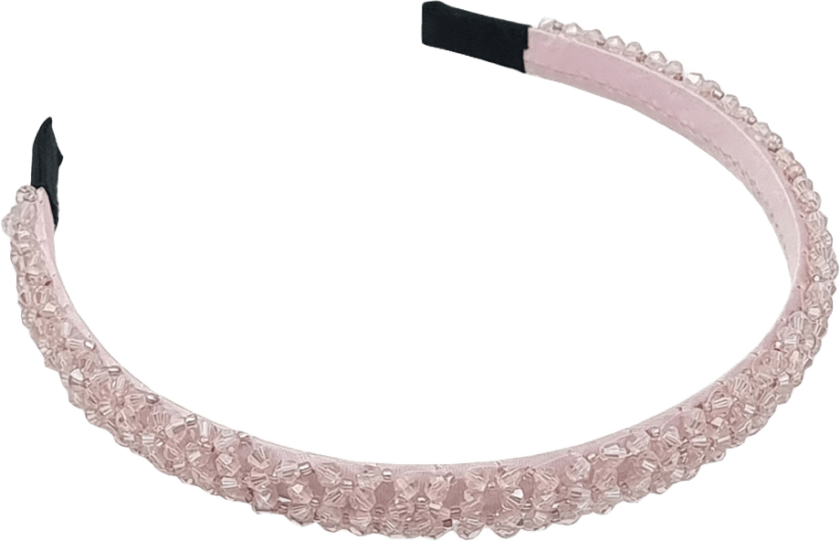 Diadem Med Fasetterade Stenar 1,2 Cm, från Complement, i färgen pink.