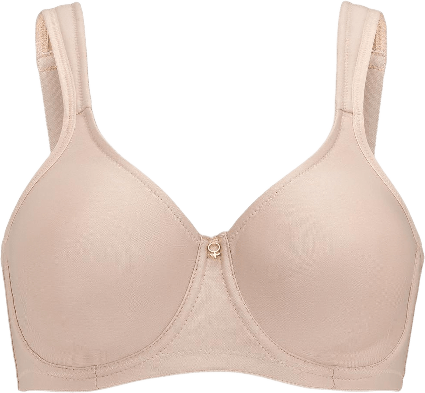 Clean Curves Formpressad Bygel-bh, från Swegmark, i färgen beige.
