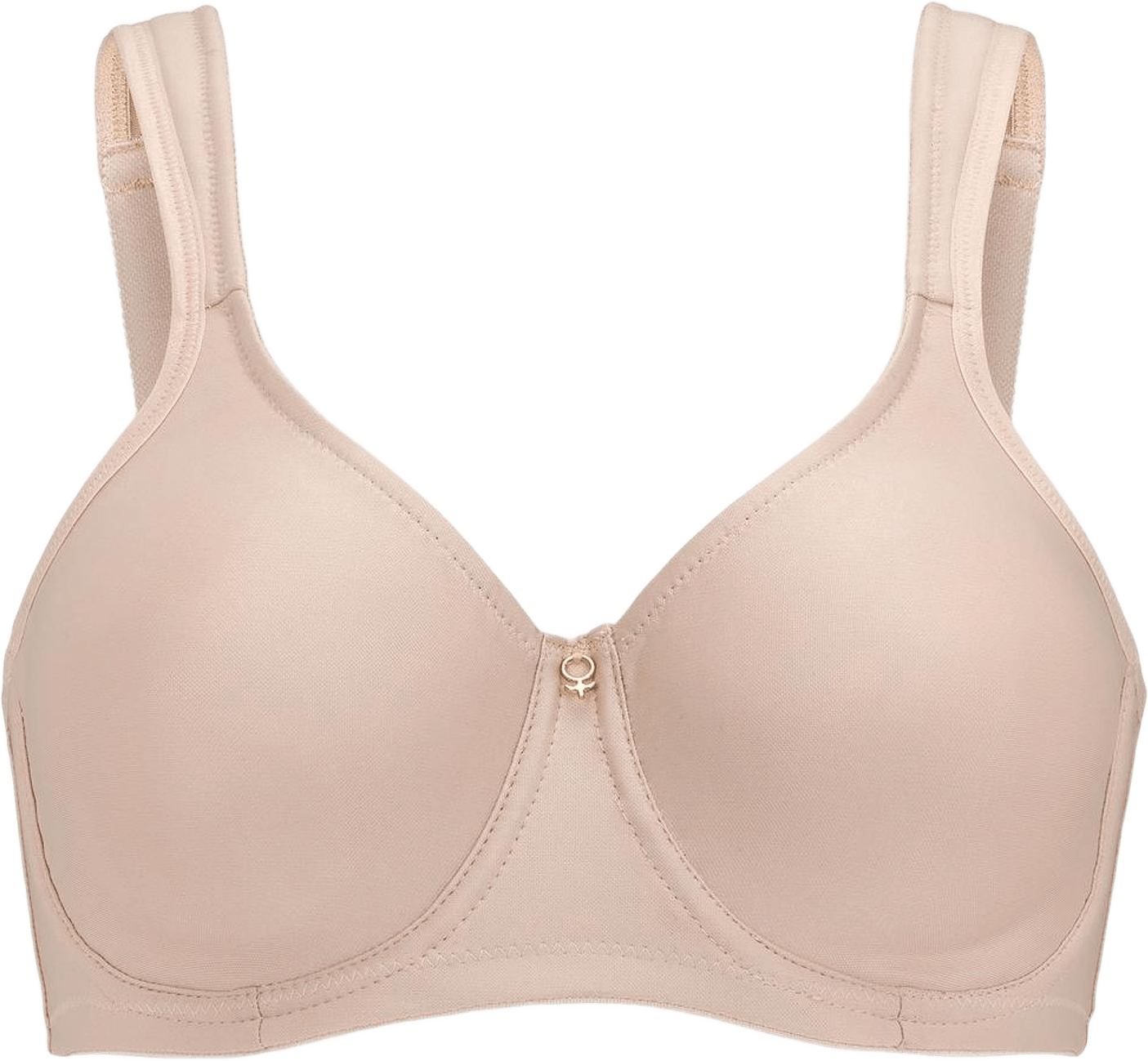 Clean Curves Formpressad Bygel-bh, från Swegmark, i färgen beige.