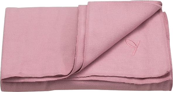 Yogafilt Premium Yoga Blanket, från Yogiraj, i färgen heather pink.