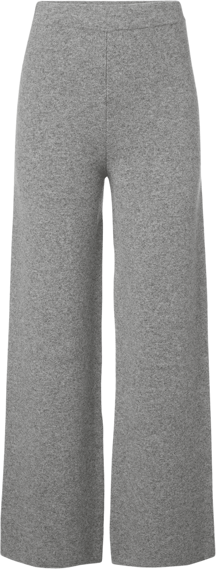 Klippa Stickad Byxa Greymelange, från emmamalena, i färgen grå.