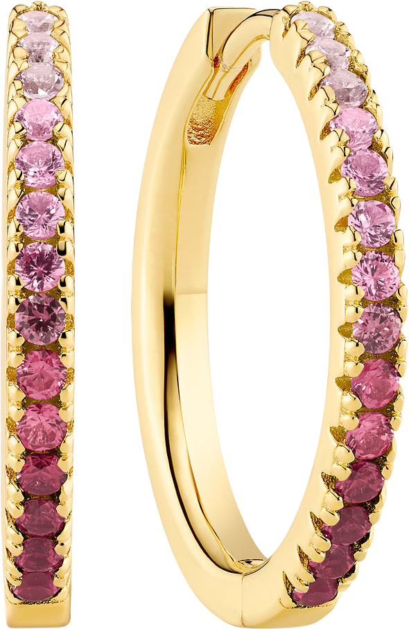 Örhänge Ellera Medio, från Sif Jakobs Jewellery, i färgen rose/ gold.