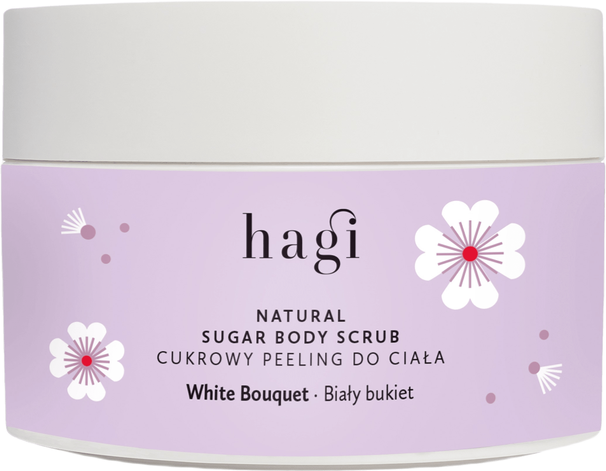 Natural Sugar Body Scrub White Bouquet, från Hagi.
