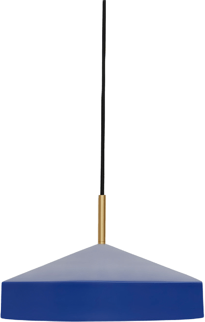 Hatto Pendant, från OYOY Living, i färgen optic blue.