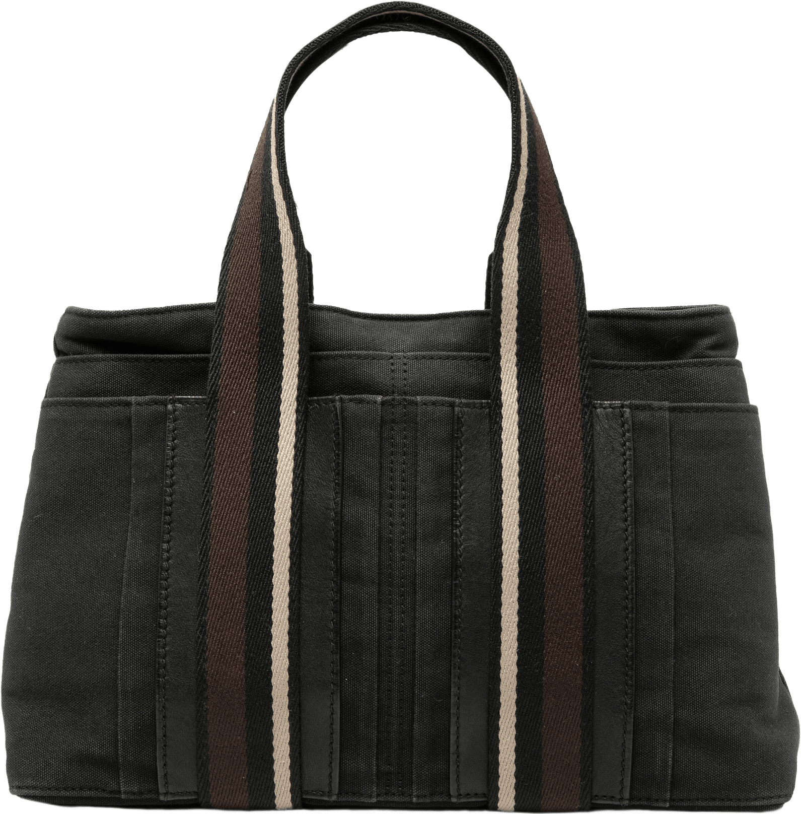 Hermès Canvas Sac Troca Horizontal Pm, från Luxclusif, i färgen black.
