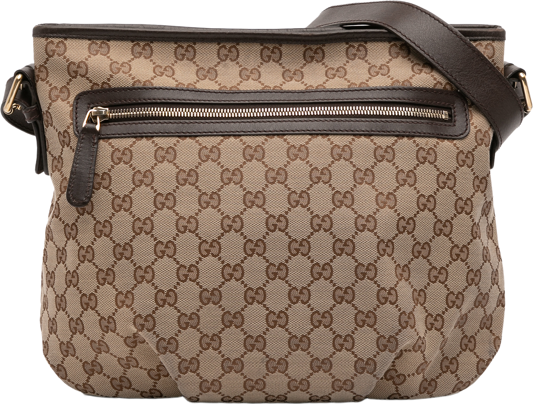 Gucci Gg Canvas Crossbody, från Luxclusif, i färgen beige.