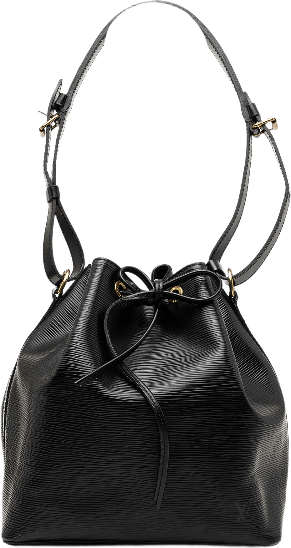 Louis Vuitton Epi Petit Noe, från Luxclusif, i färgen svart.