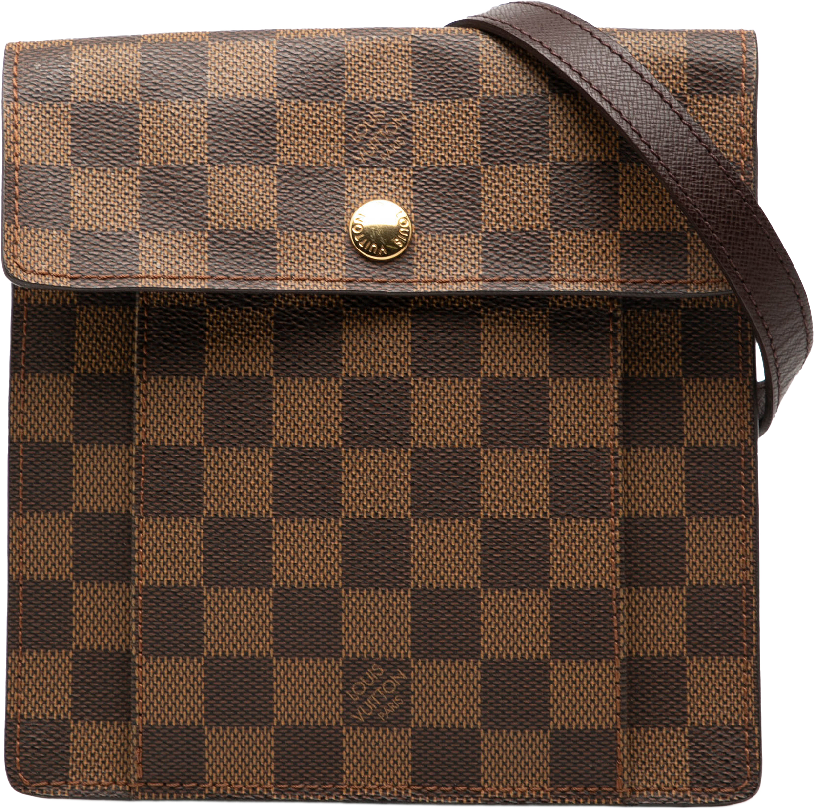 Louis Vuitton Damier Ebene Pimlico, från Luxclusif, i färgen brown.