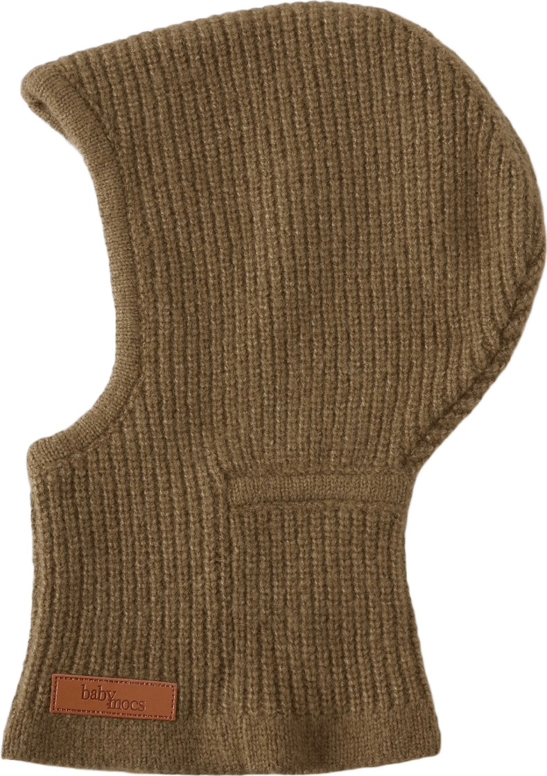 Balaclava - Baby, från BabyMocs, i färgen greige.