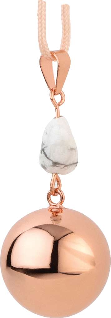 Bola Roséguld Vit Sten
