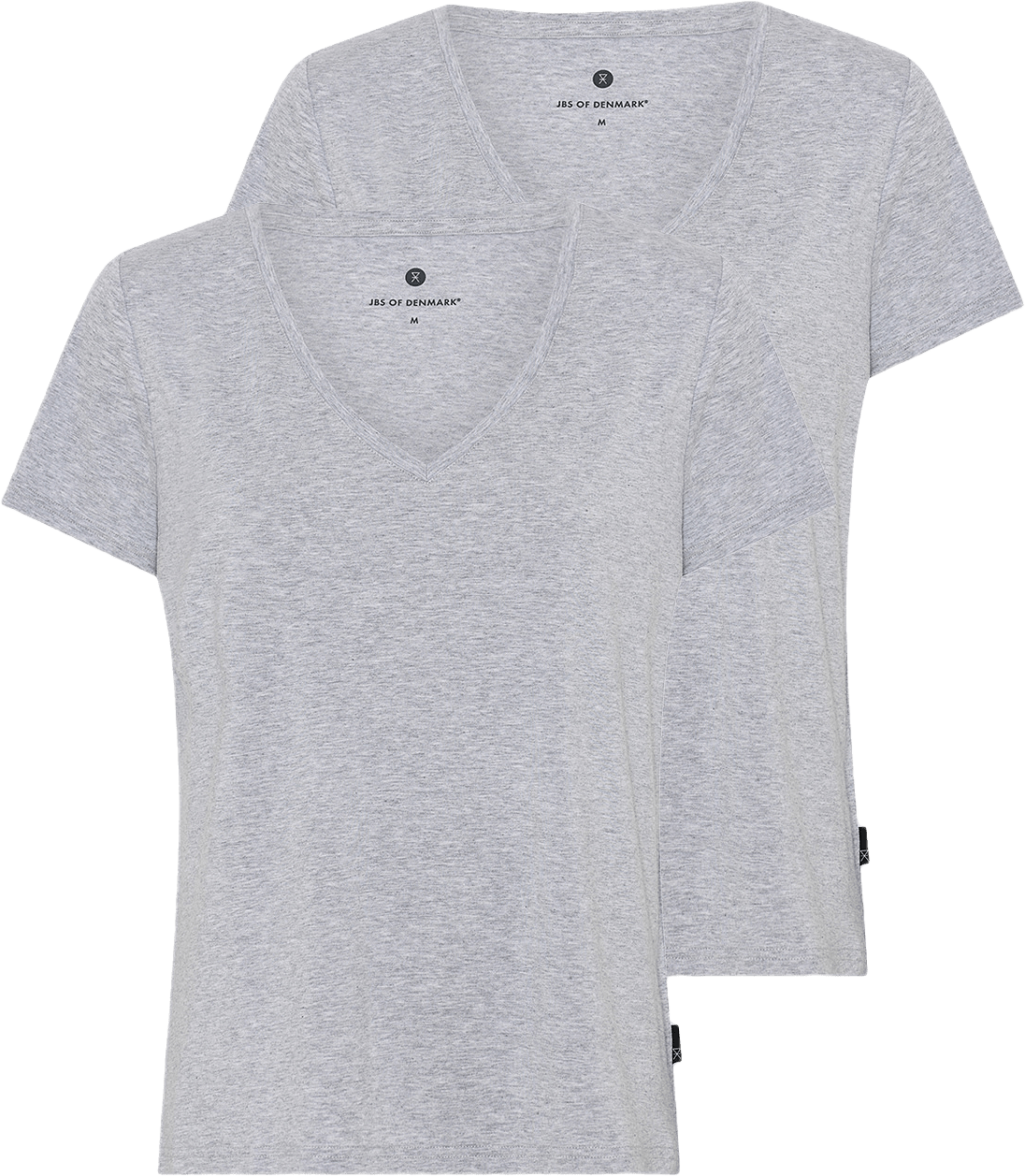 2-pack Bambu, T-shirt V-neck, Svart
