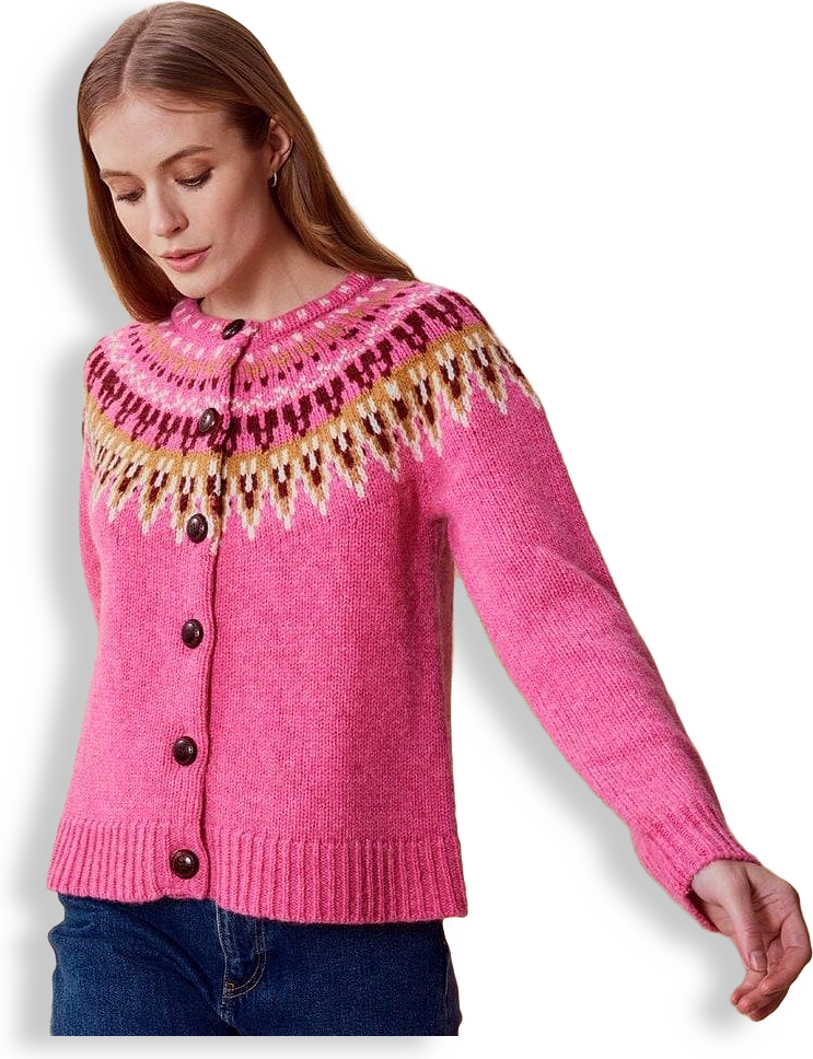 - Joelle Cardigan Pink