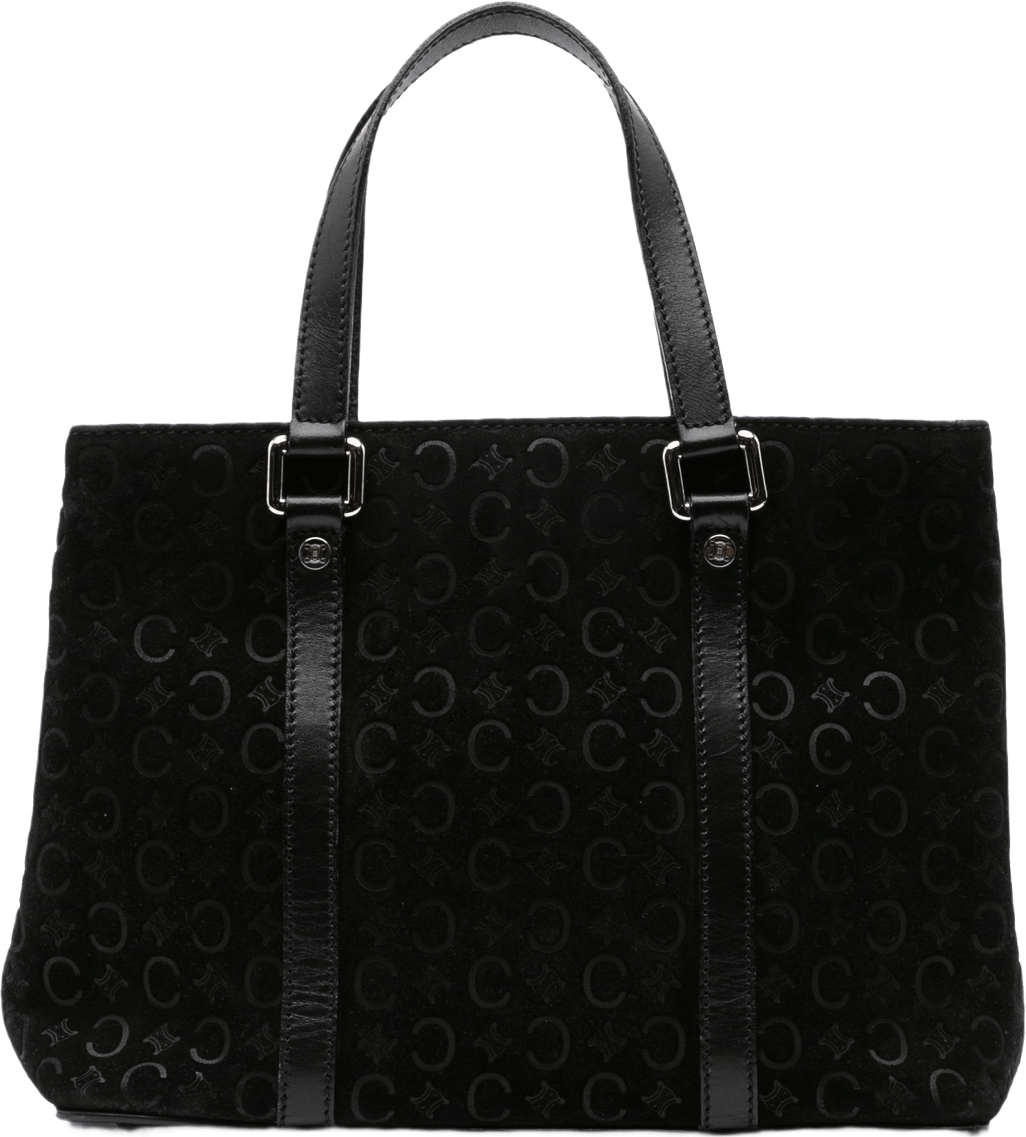 Celine C Macadam Suede Handbag