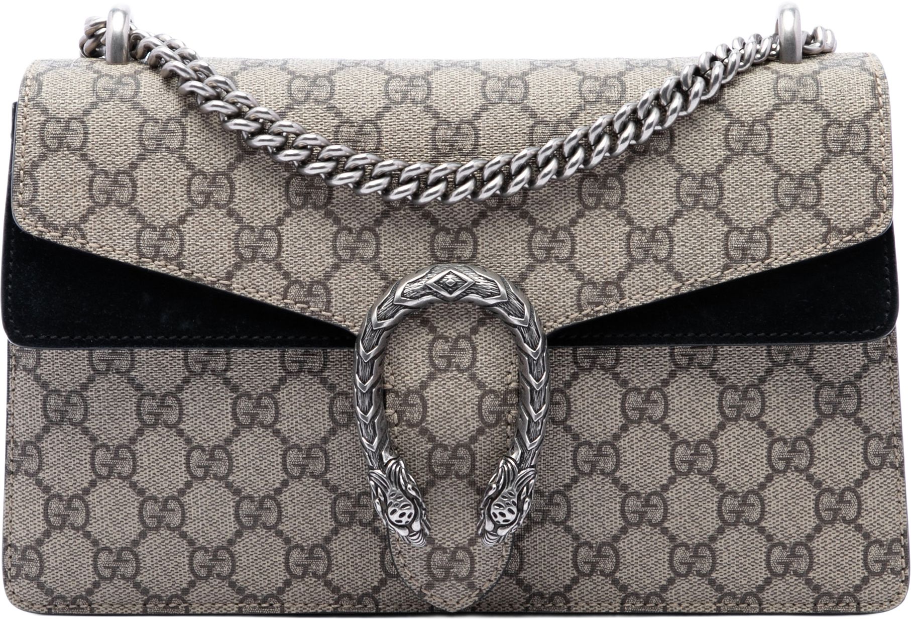 Gucci Medium Gg Supreme Dionysus Shoulder Bag, från Luxclusif, i färgen beige.