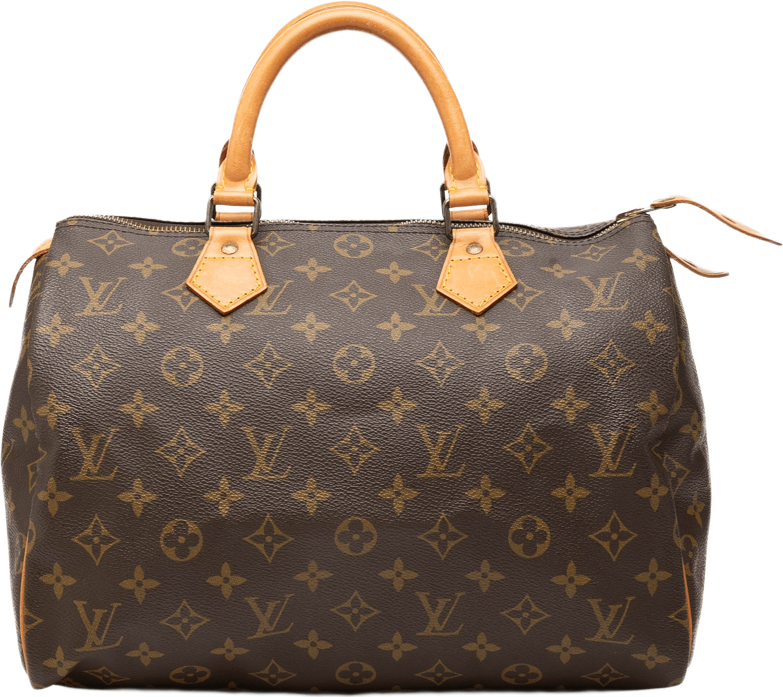 Louis Vuitton Monogram Speedy 30, från Luxclusif, i färgen brun.