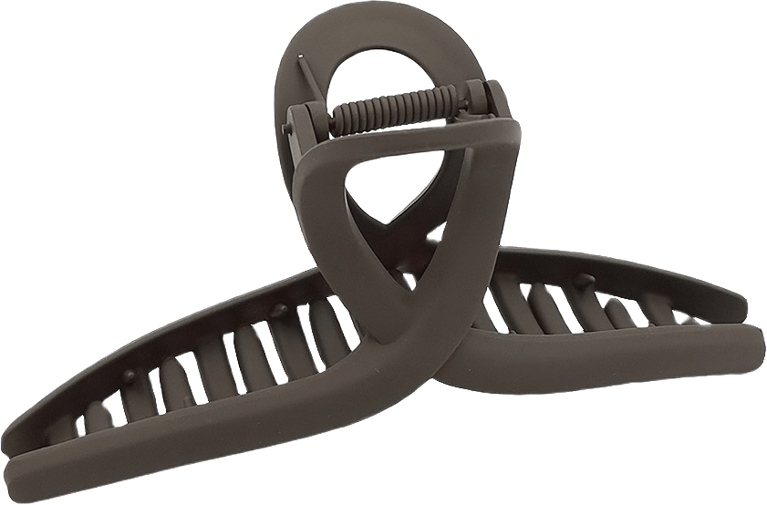 Hårklämma 13cm, från Complement, i färgen brown.