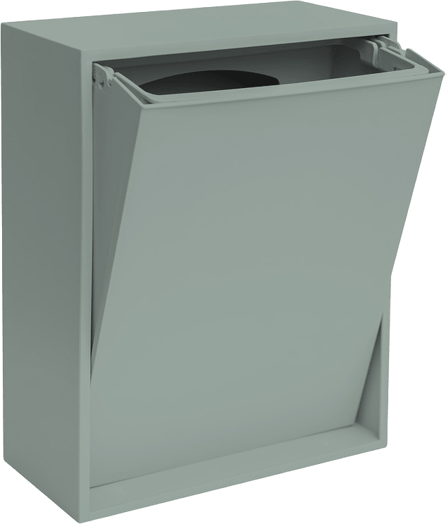 Recycling Box, från ReCollector, i färgen iron blue.