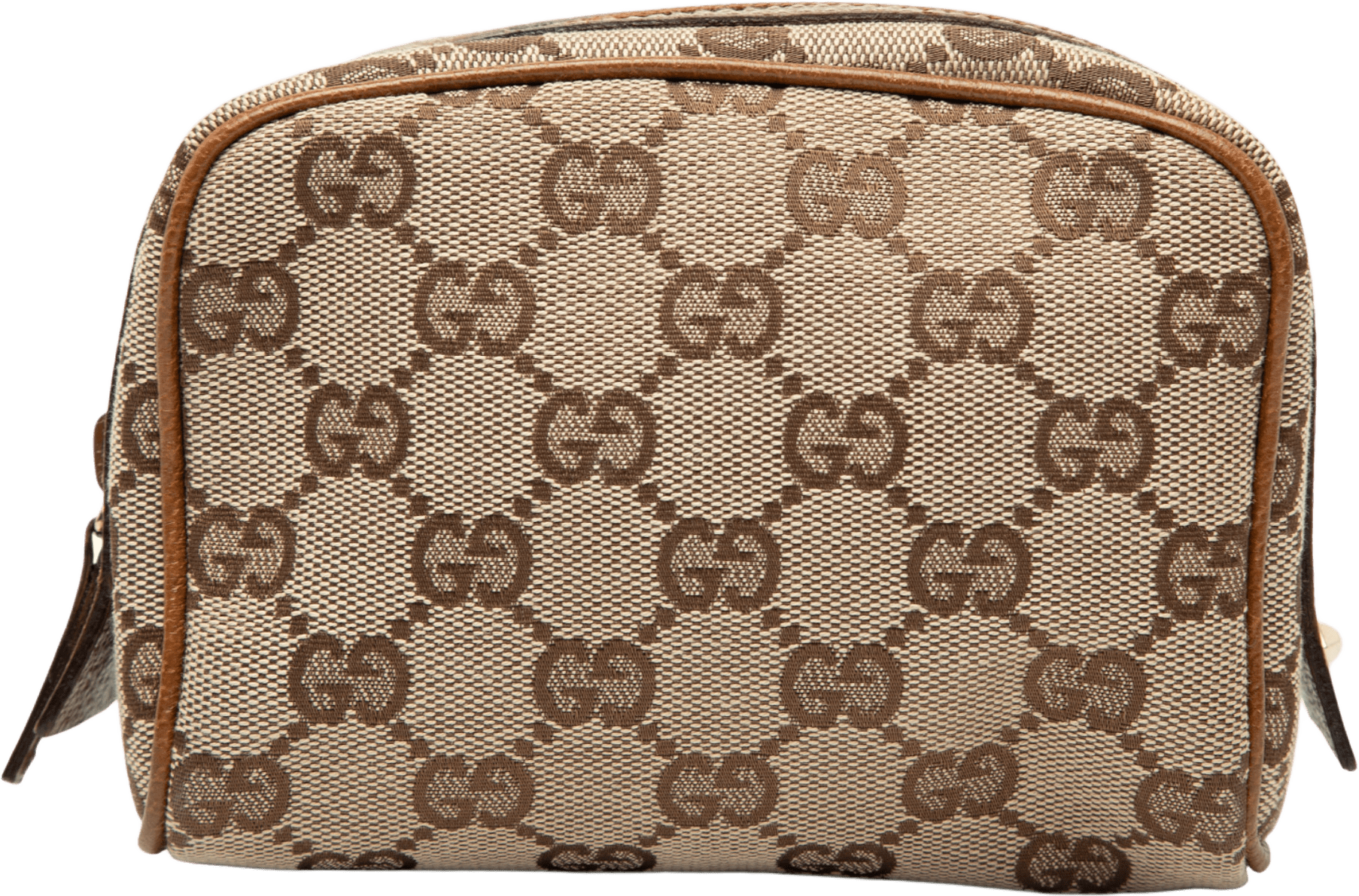 Gucci Gg Canvas Pouch, från Luxclusif, i färgen beige.