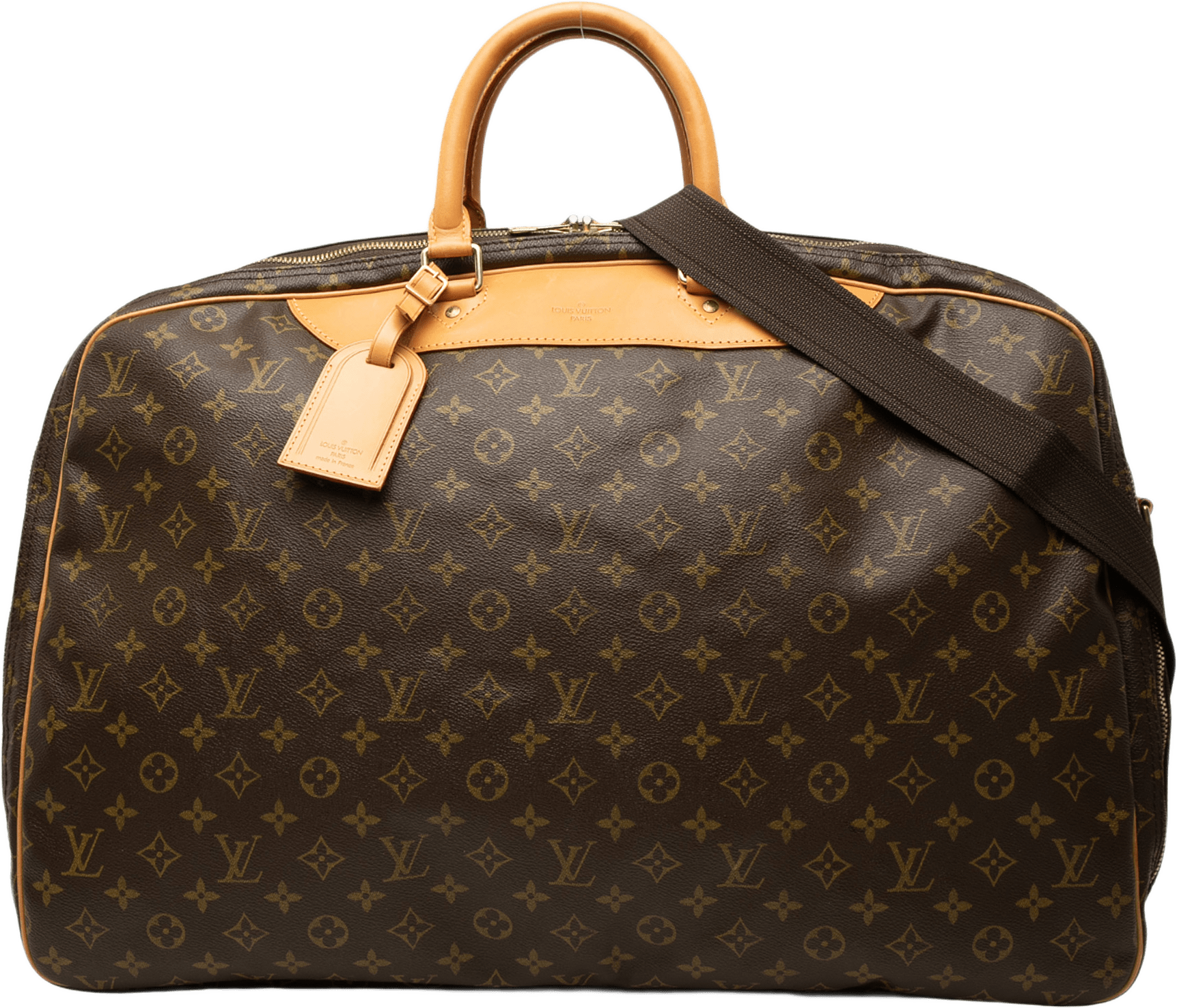 Louis Vuitton Monogram Alize 24 Heures, från Luxclusif, i färgen brun.