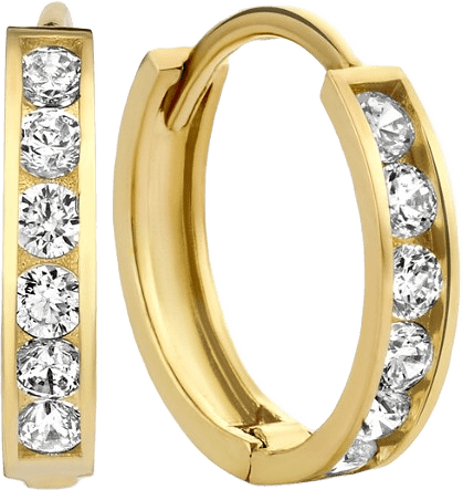 Isabel Bernard 14 Karat Gold Hoop Earrings