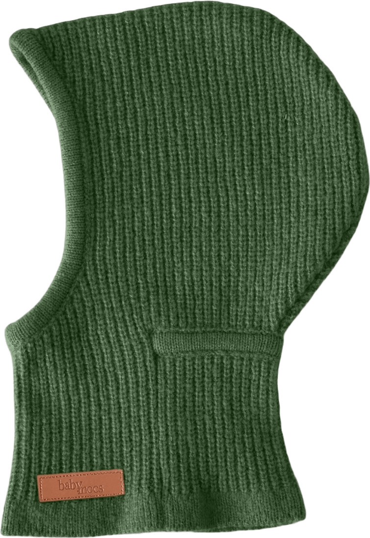 Balaclava - Baby, från BabyMocs, i färgen green.