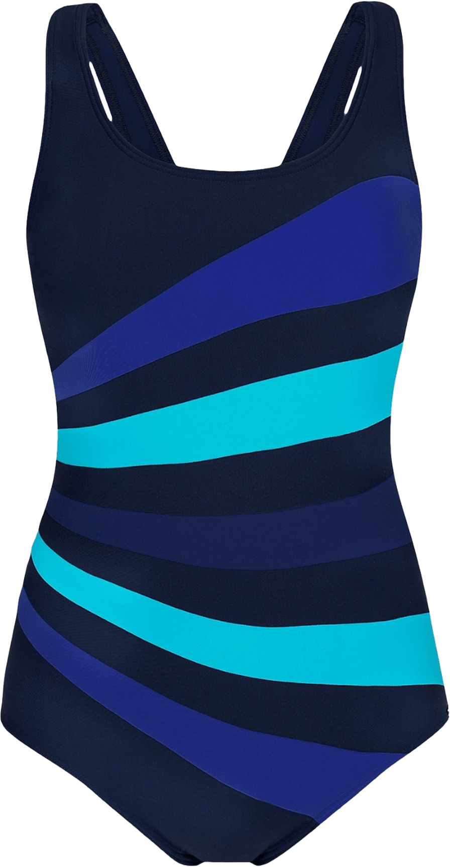 Action Baddräkt, från Swegmark, i färgen marinblå/blå.