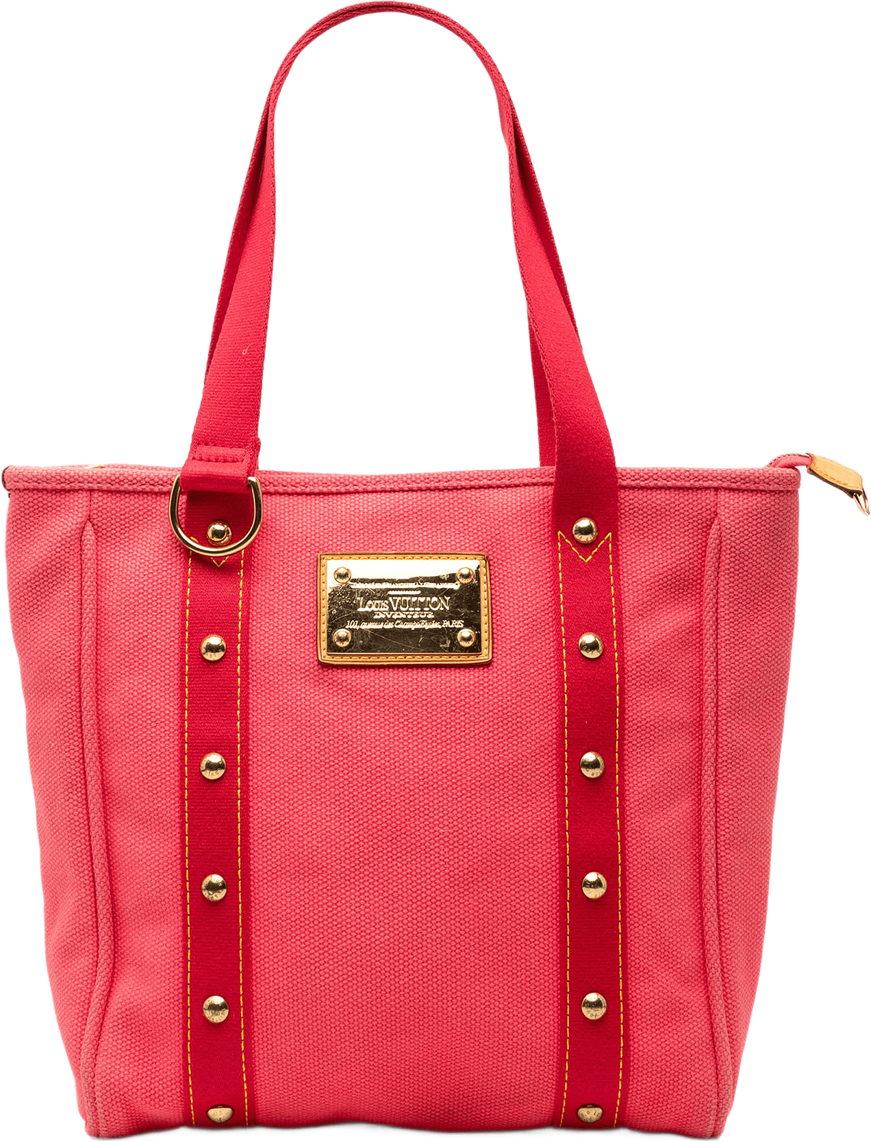 Louis Vuitton Antigua Cabas Mm, från Luxclusif, i färgen rosa.