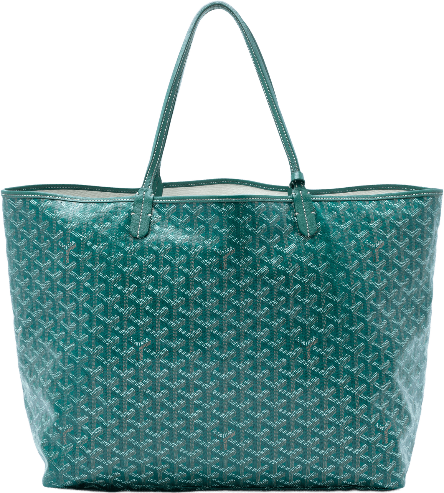 Goyard Goyardine Saint Louis Gm, från Luxclusif, i färgen grön.