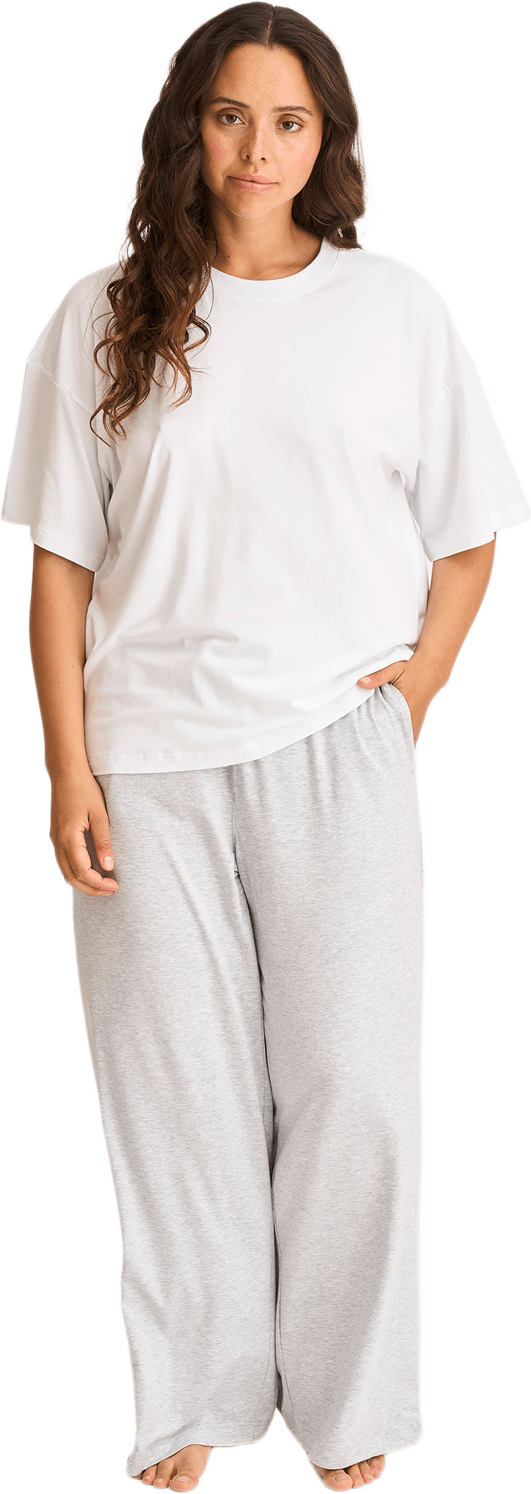 Oversize T-shirt Bambu, från JBS of Denmark, i färgen white.