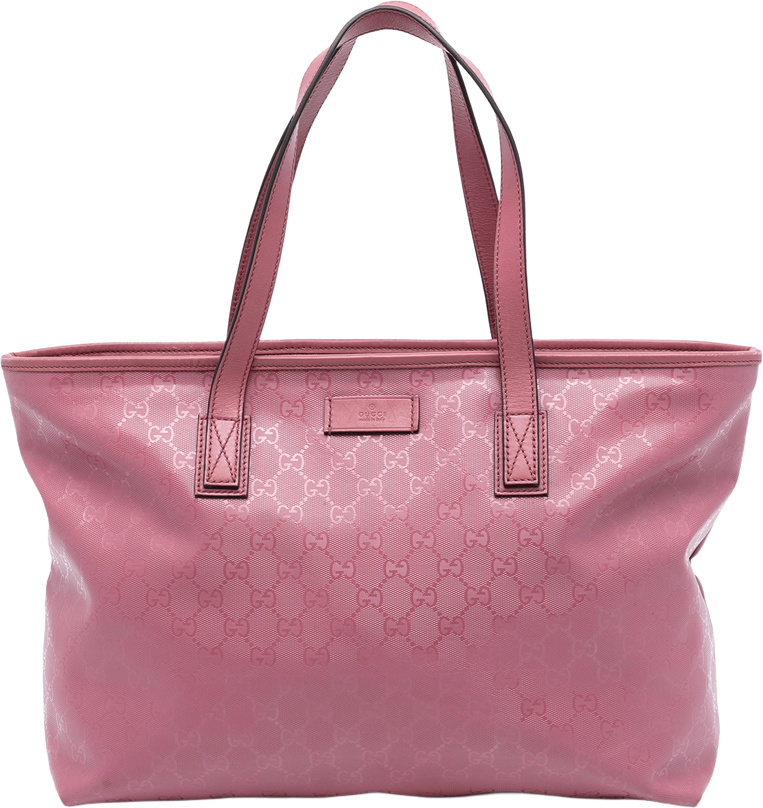 Gucci Medium Gg Imprime Tote, från Luxclusif, i färgen pink.
