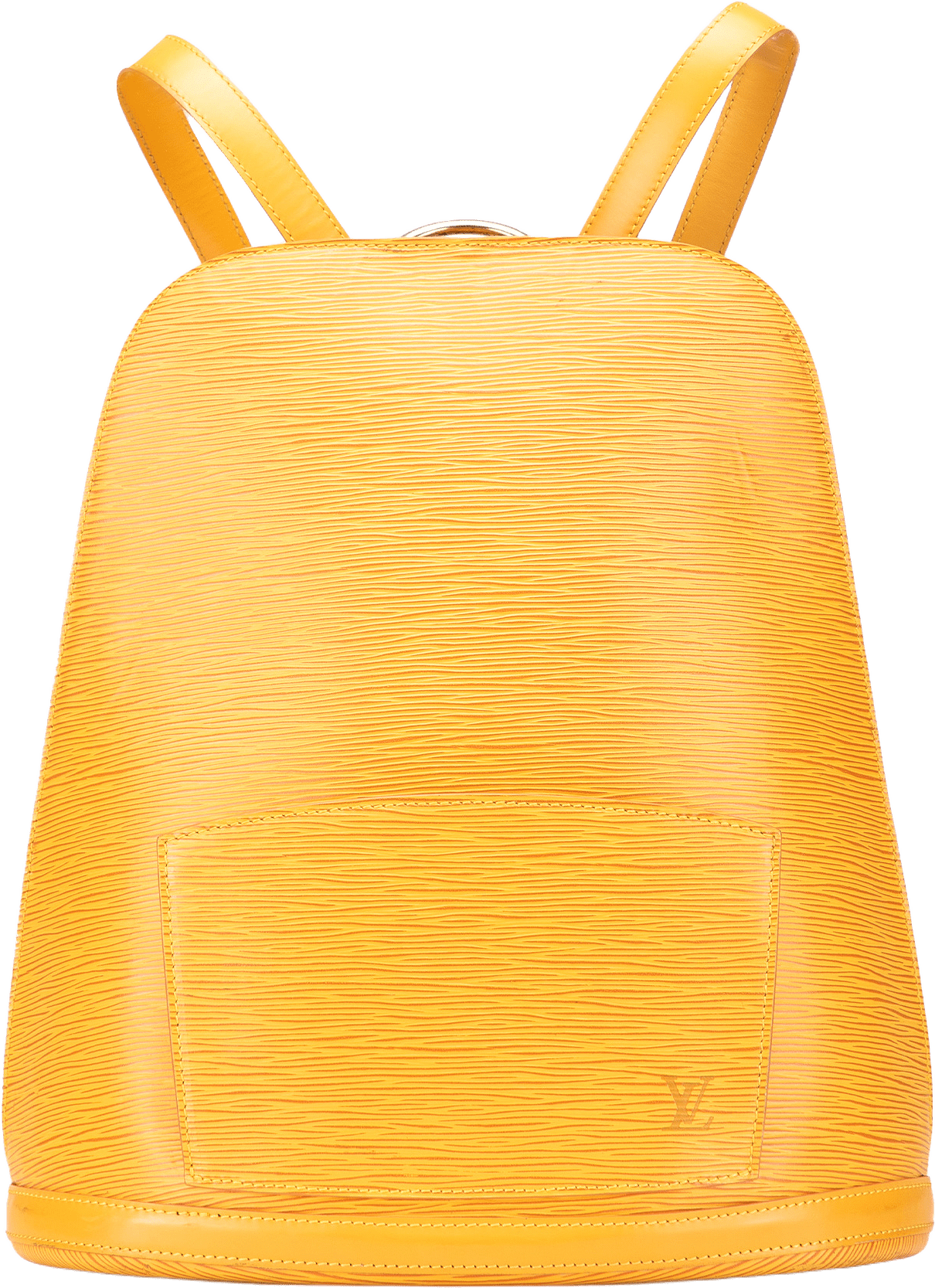 Louis Vuitton Epi Gobelins, från Luxclusif, i färgen yellow.