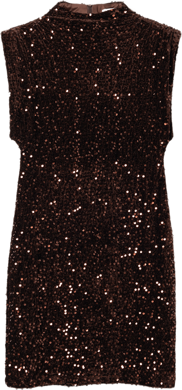 Kali Dress - Chocolate Brown, från Noella, i färgen chocolate brown.
