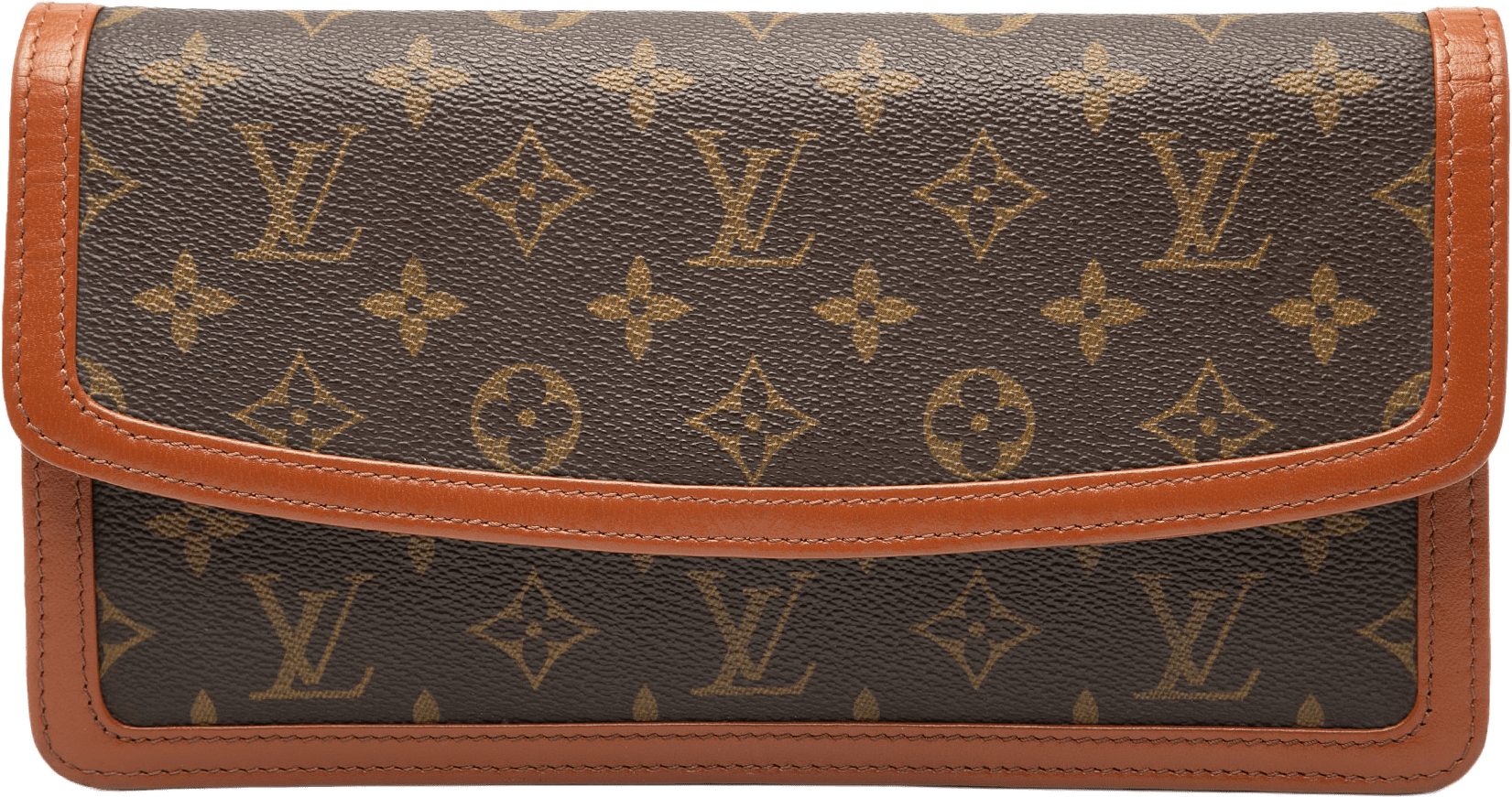 Louis Vuitton Monogram Pochette Dame Pm, från Luxclusif, i färgen brown.